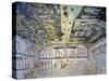 Tomb of Ramses IX, Mural Paintings Illustrating Book of Day, Night, Caverns, Earth and Amduat-null-Stretched Canvas