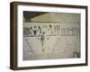 Tomb of Ramses IX, Mural Paintings Representing Book of Caverns in Funerary Room-null-Framed Giclee Print