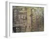 Tomb of Ramses IX, Mural Paintings Representing Book of Caverns in Funerary Room-null-Framed Giclee Print