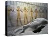 Tomb of Ramses VI, Mural Paintings and Fragmented Sarcophagus in Burial Chamber from 20th Dynasty-null-Stretched Canvas