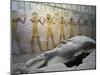 Tomb of Ramses VI, Mural Paintings and Fragmented Sarcophagus in Burial Chamber from 20th Dynasty-null-Mounted Giclee Print