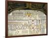 Tomb of Ramses VI, Mural Paintings of Ra in Solar Bark-null-Framed Giclee Print