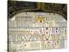 Tomb of Ramses VI, Mural Paintings of Ra in Solar Bark-null-Stretched Canvas