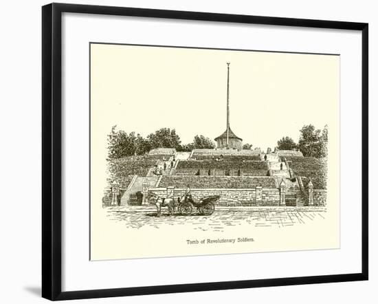 Tomb of Revolutionary Soldiers-null-Framed Giclee Print