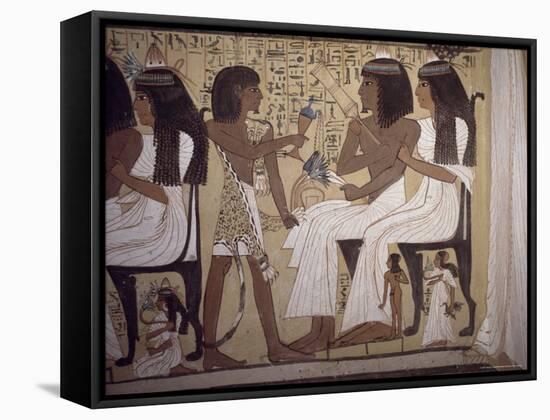 Tomb of Sennedjem, Deir El Medina, Thebes, Unesco World Heritage Site, Egypt, North Africa, Africa-Richard Ashworth-Framed Stretched Canvas