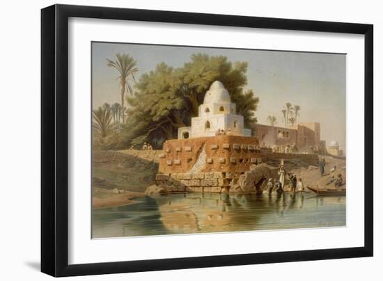 Tomb of Sheikh Ababda in Minya, Middle Egypt, 1871-Carl Friedrich Heinrich Werner-Framed Giclee Print