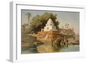 Tomb of Sheikh Ababda in Minya, Middle Egypt, 1871-Carl Friedrich Heinrich Werner-Framed Giclee Print