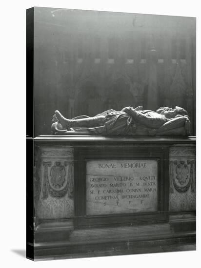 Tomb of Sir George Villiers and His Wife Mary-Frederick Henry Evans-Stretched Canvas