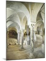 Tomb of St Telchilda and in Background Tomb of Bishop Agilberto-null-Mounted Giclee Print