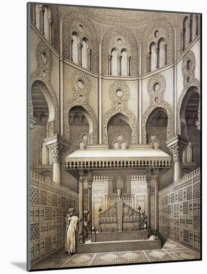 Tomb of Sultan Qalaum (14th Century) in Cairo-Emile Prisse d'Avennes-Mounted Giclee Print