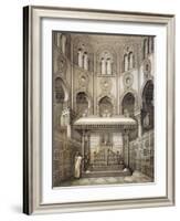 Tomb of Sultan Qalaum (14th Century) in Cairo-Emile Prisse d'Avennes-Framed Giclee Print