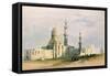 Tomb of Sultan Qansuh Abu Sa'Id, 1499, in the Eastern Cemetery or Tombs of the Caliphs, Cairo-David Roberts-Framed Stretched Canvas