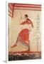 Tomb of the Acrobats, Detail of a Dancer-Etruscan-Framed Giclee Print