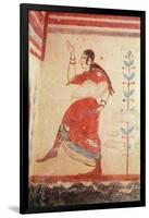 Tomb of the Acrobats, Detail of a Dancer-Etruscan-Framed Giclee Print