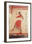 Tomb of the Acrobats, Detail of a Dancer-Etruscan-Framed Giclee Print