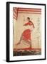 Tomb of the Acrobats, Detail of a Dancer-Etruscan-Framed Giclee Print