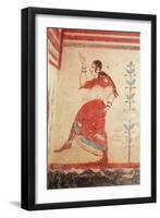 Tomb of the Acrobats, Detail of a Dancer-Etruscan-Framed Giclee Print