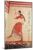 Tomb of the Acrobats, Detail of a Dancer-Etruscan-Mounted Giclee Print