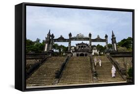 Tomb of the Emperor Khai Dinh of Nguyen Dynasty, Built in 1920-1931, Thua Thien Hue Province-Nathalie Cuvelier-Framed Stretched Canvas