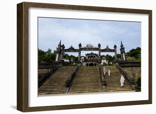 Tomb of the Emperor Khai Dinh of Nguyen Dynasty, Built in 1920-1931, Thua Thien Hue Province-Nathalie Cuvelier-Framed Photographic Print