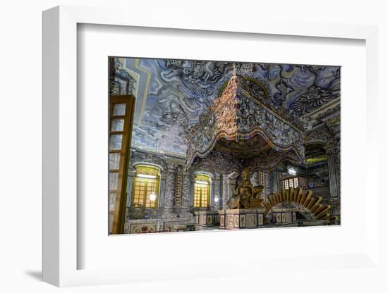 Tomb of the Emperor Khai Dinh of Nguyen Dynasty, Built in 1920-1931, Thua Thien Hue Province-Nathalie Cuvelier-Framed Photographic Print