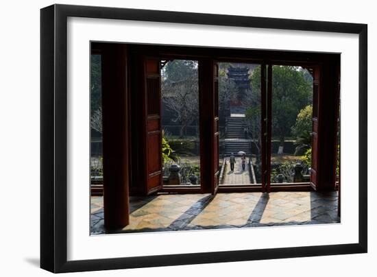 Tomb of the Emperor Minh Mang of Nguyen Dynasty, the Light Pavillon, Group of Hue Monuments-Nathalie Cuvelier-Framed Photographic Print