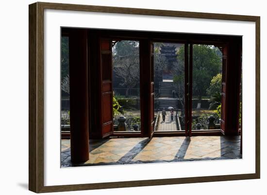 Tomb of the Emperor Minh Mang of Nguyen Dynasty, the Light Pavillon, Group of Hue Monuments-Nathalie Cuvelier-Framed Photographic Print