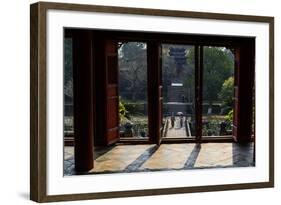 Tomb of the Emperor Minh Mang of Nguyen Dynasty, the Light Pavillon, Group of Hue Monuments-Nathalie Cuvelier-Framed Photographic Print