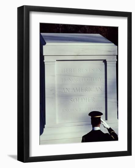 Tomb of the Unknown Soldier, Arlington National Cemetery, Arlington, Virginia, USA-null-Framed Photographic Print