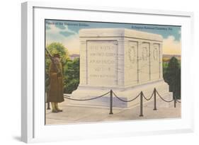 Tomb of the Unknown Soldier, Arlington-null-Framed Art Print