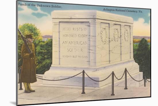 Tomb of the Unknown Soldier, Arlington-null-Mounted Art Print