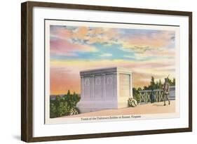 Tomb of Unknown Soldier, Arlington National Cemetery-null-Framed Art Print