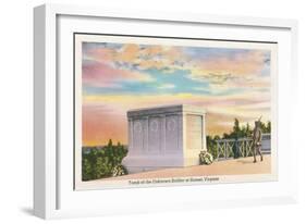 Tomb of Unknown Soldier, Arlington National Cemetery-null-Framed Art Print