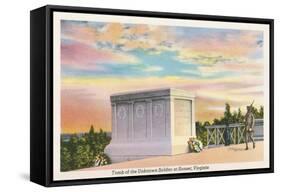 Tomb of Unknown Soldier, Arlington National Cemetery-null-Framed Stretched Canvas