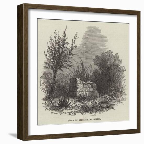 Tomb of Virginia, Mauritius-null-Framed Giclee Print