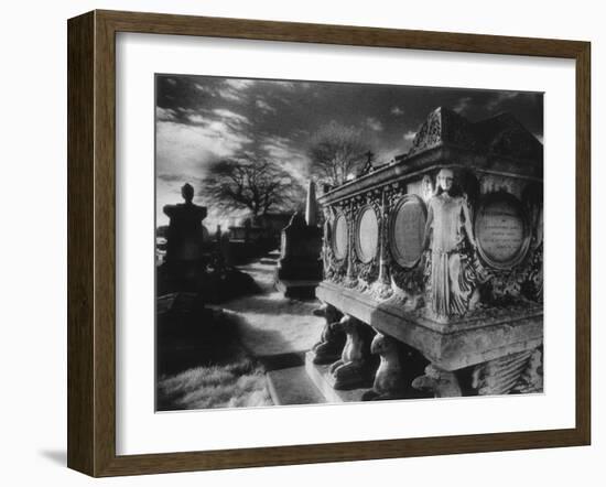 Tomb of William Holland, Kensal Green Cemetery, London, England-Simon Marsden-Framed Giclee Print