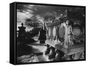 Tomb of William Holland, Kensal Green Cemetery, London, England-Simon Marsden-Framed Stretched Canvas