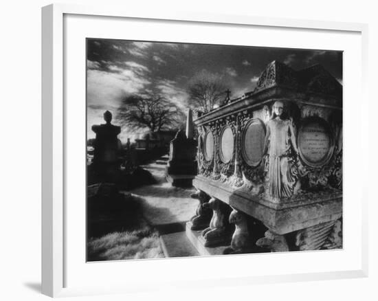 Tomb of William Holland, Kensal Green Cemetery, London, England-Simon Marsden-Framed Giclee Print