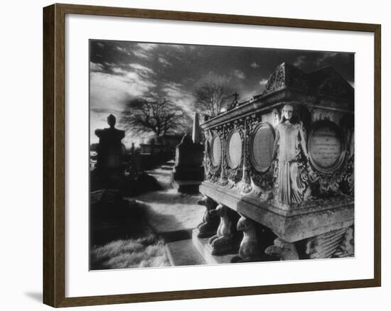 Tomb of William Holland, Kensal Green Cemetery, London, England-Simon Marsden-Framed Giclee Print