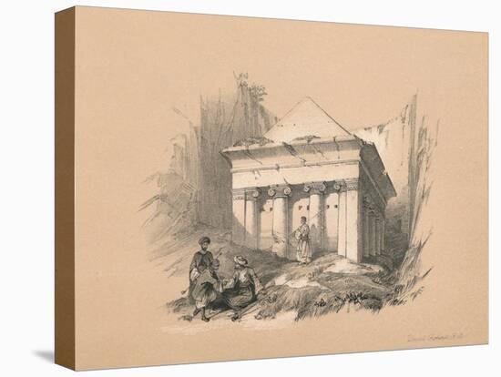 Tomb of Zechariah, 1855-David Roberts-Stretched Canvas