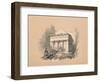 Tomb of Zechariah, 1855-David Roberts-Framed Giclee Print