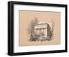 Tomb of Zechariah, 1855-David Roberts-Framed Giclee Print