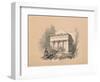 Tomb of Zechariah, 1855-David Roberts-Framed Giclee Print