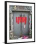 Tomb Stone with Red Strips at Qingming Festival, China-Keren Su-Framed Photographic Print