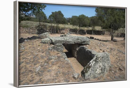 Tomba Di Giganti Moru, a Bronze Age Funerary Monument Dating from 1300 Bc-Ethel Davies-Framed Photographic Print