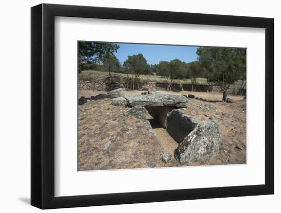 Tomba Di Giganti Moru, a Bronze Age Funerary Monument Dating from 1300 Bc-Ethel Davies-Framed Photographic Print