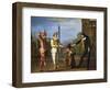 Tombeaux of Maitre Andre, Scene from Commedia Dell'Arte-Claude Gillot-Framed Giclee Print