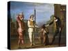 Tombeaux of Maitre Andre, Scene from Commedia Dell'Arte-Claude Gillot-Stretched Canvas