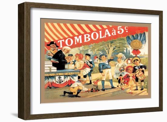 Tombola-Th?ophile Alexandre Steinlen-Framed Art Print