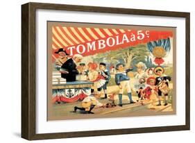 Tombola-Th?ophile Alexandre Steinlen-Framed Art Print